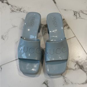Gucci slides rubber